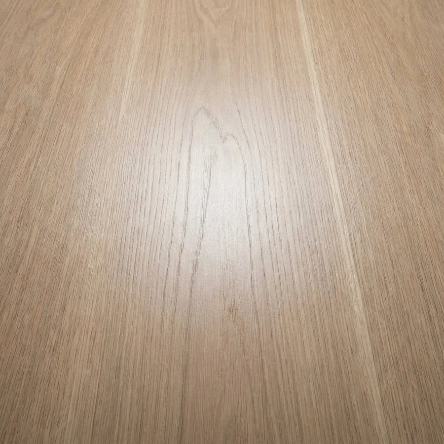 Satin finish on white oak