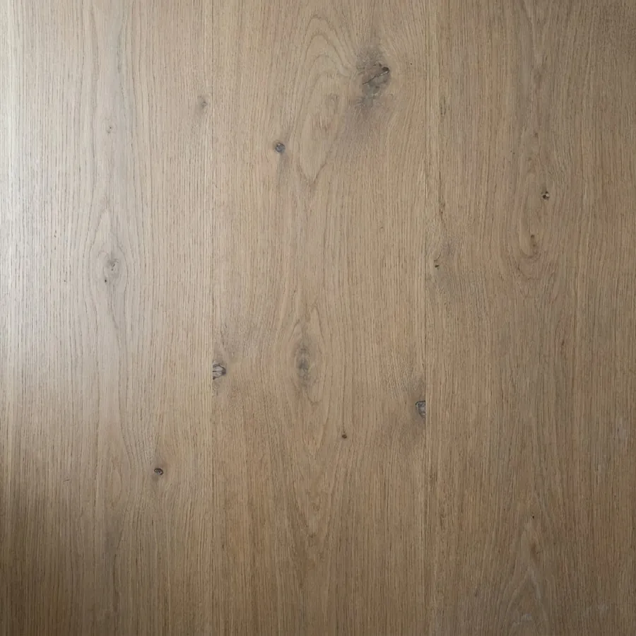 Matte water-based finish on white oak