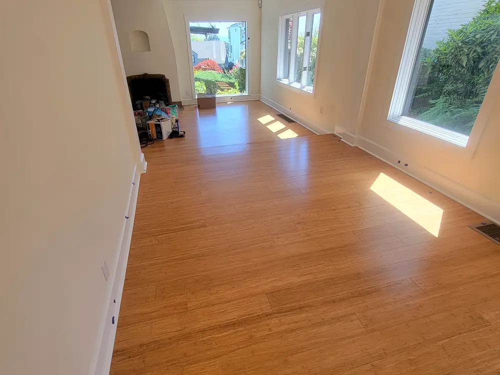 Bamboo through the main floor, Seattle
