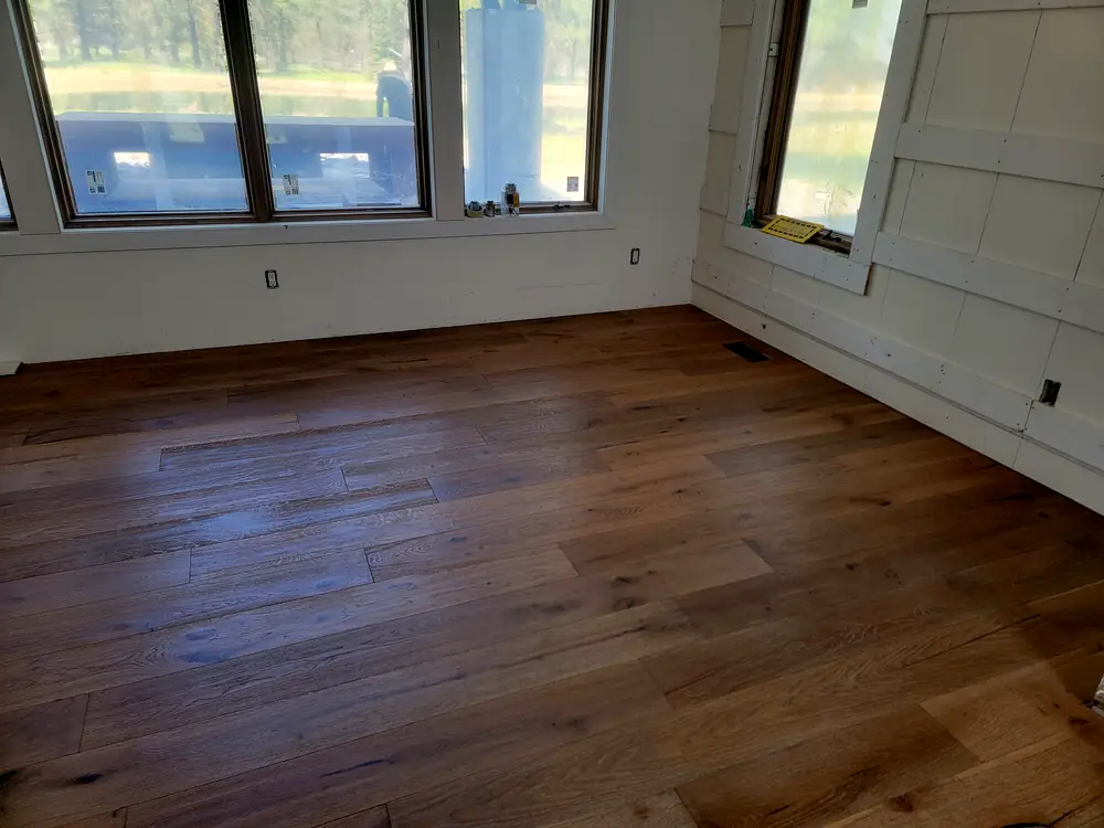 Prefinished wide plank, new construction, Cle Elum