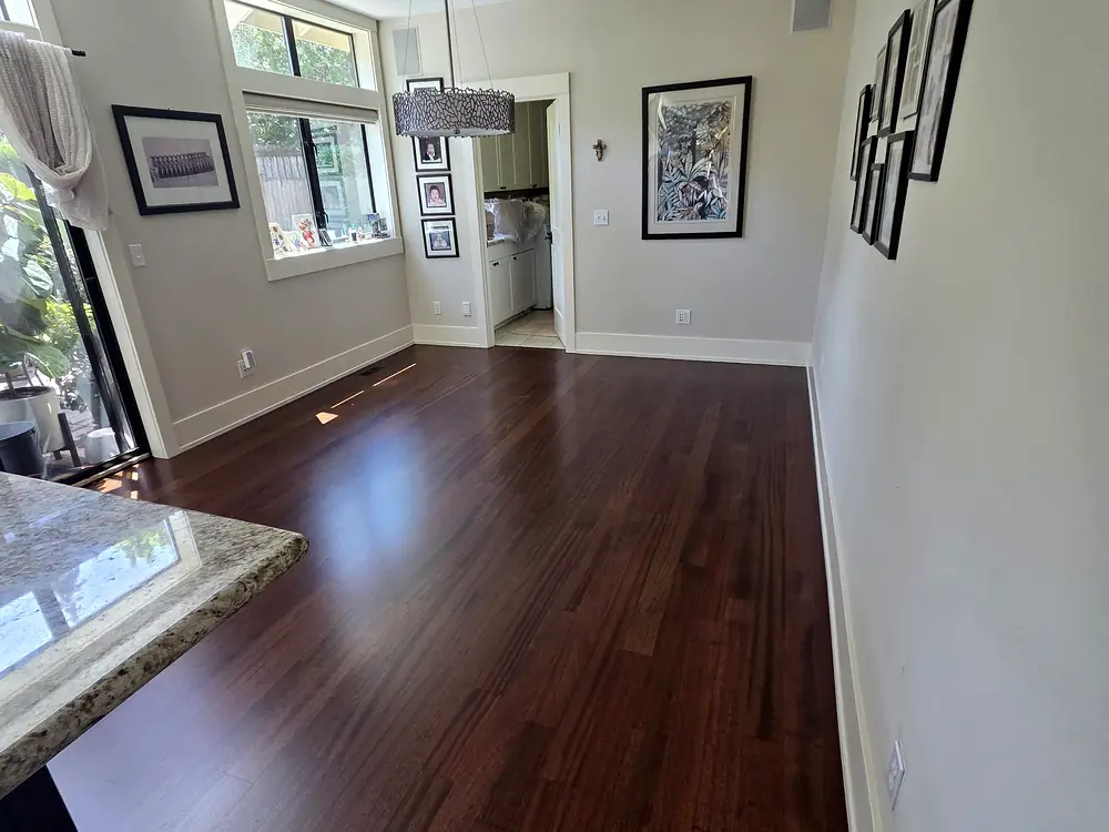 Dining room refinished, Mercer Island